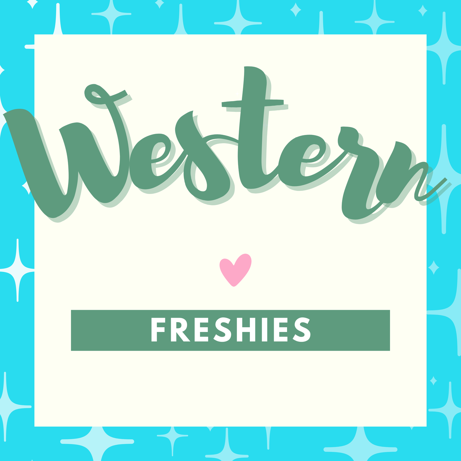 Western Themed Freshies Air Fresheners Collection