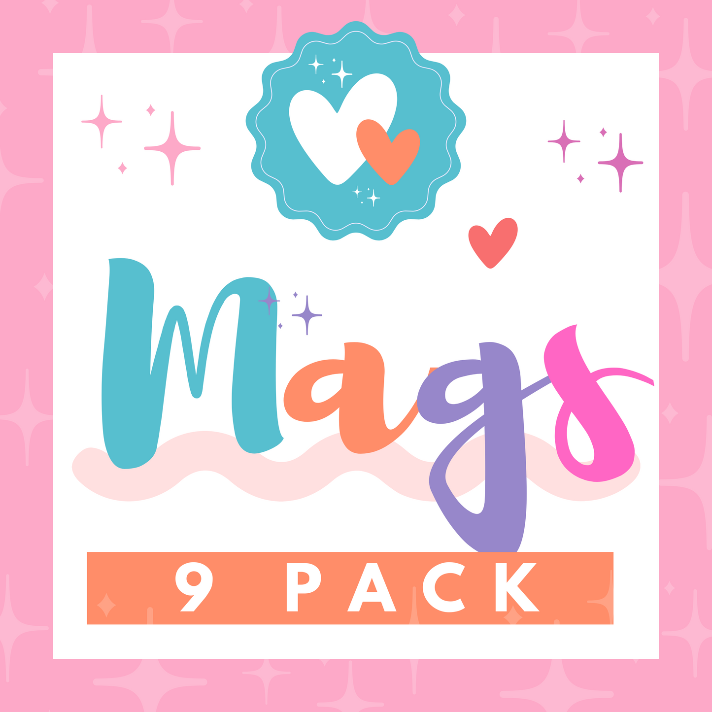 Fridge Snaps - Set of 9 2inch Photo Magnets