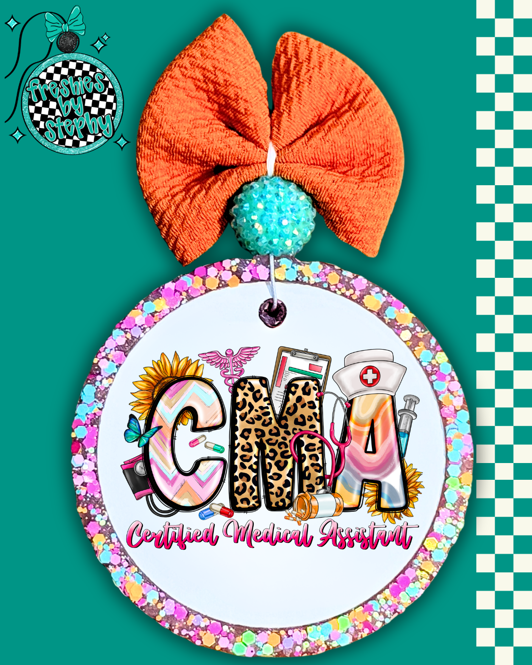 CMA Certified Medical Assistant Freshie | Medical Assistant Car Air Freshener