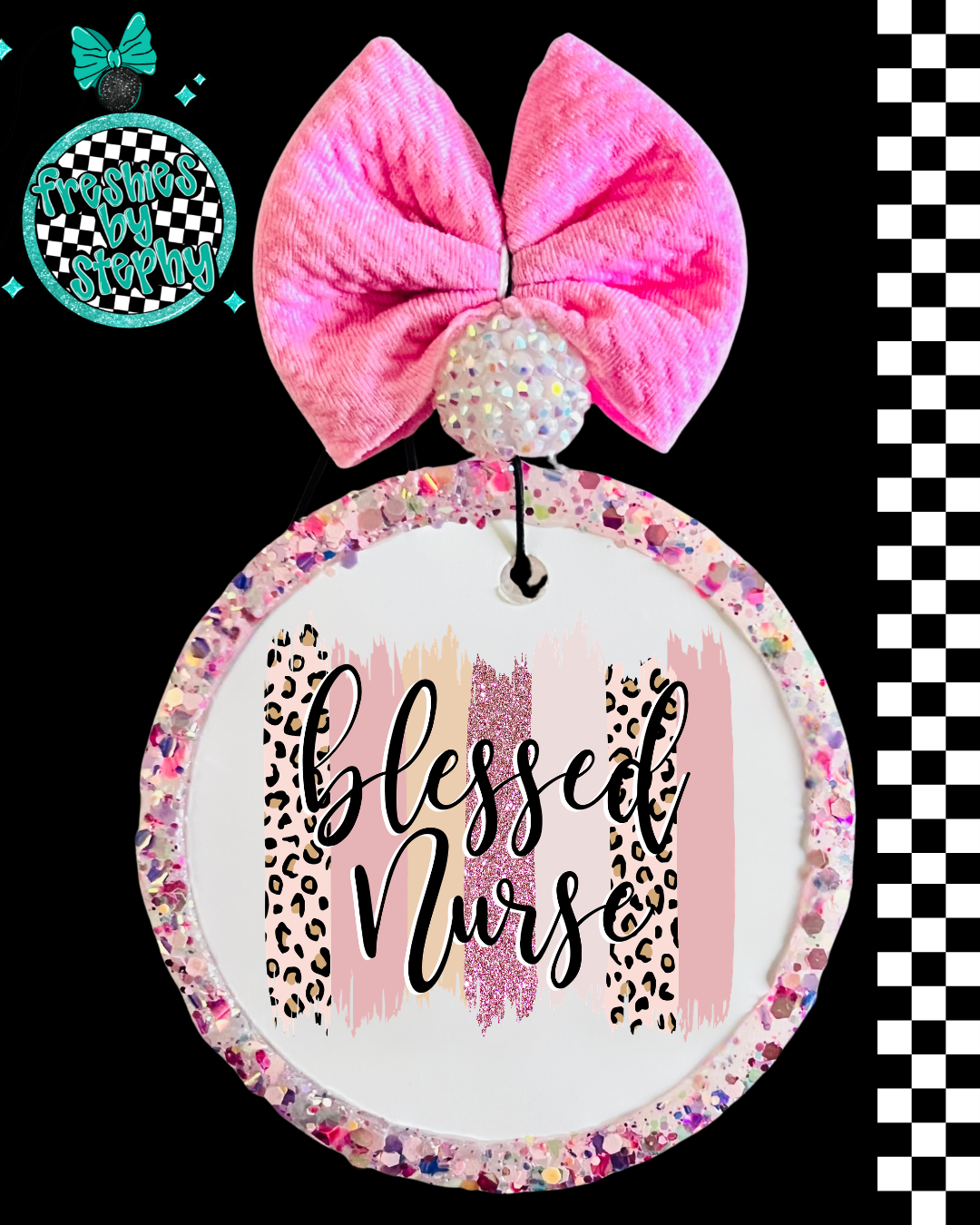Blessed Nurse Freshie | Inspirational Nurse Car Air Freshener