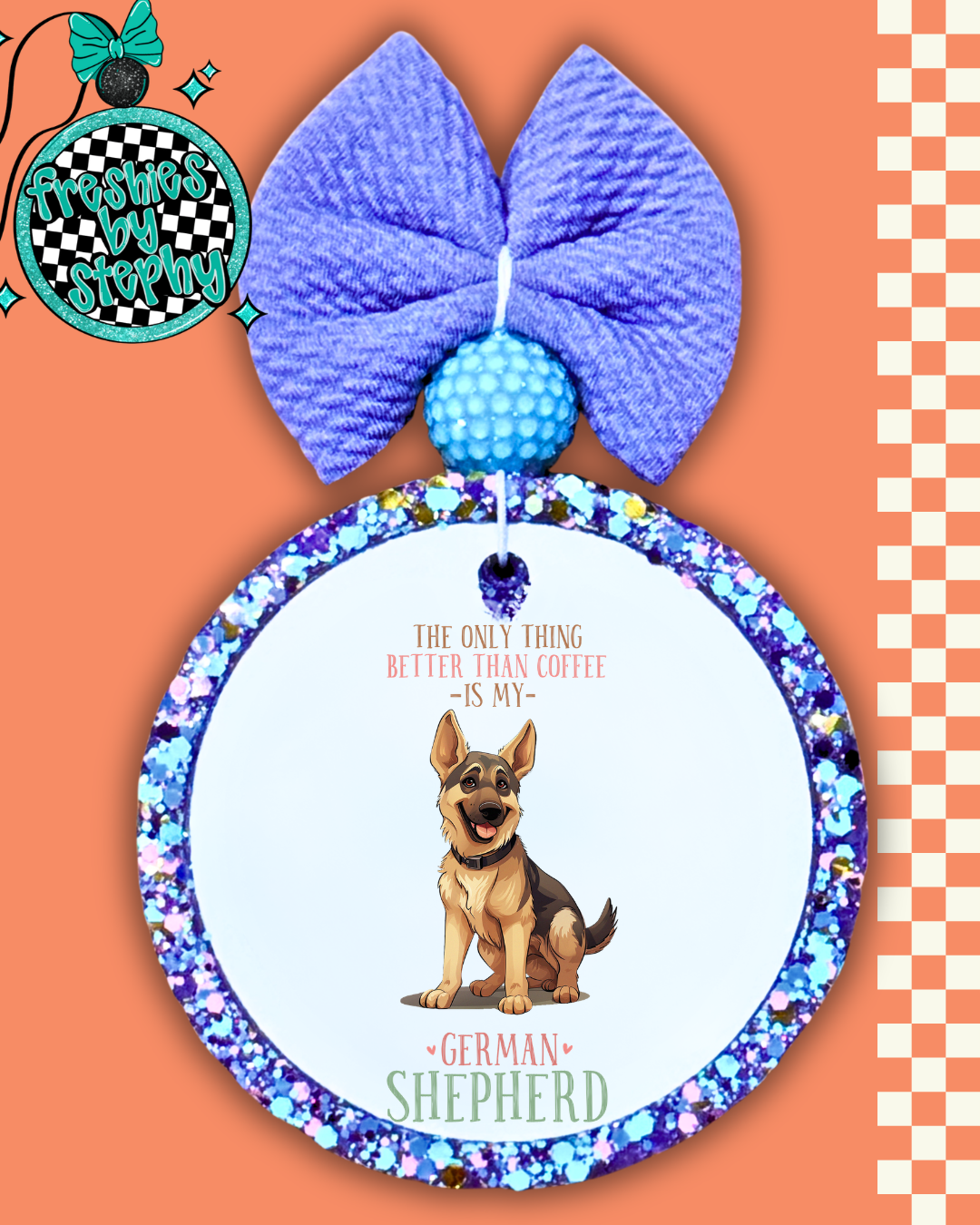 German Shepherd Dog Lover Car Freshie