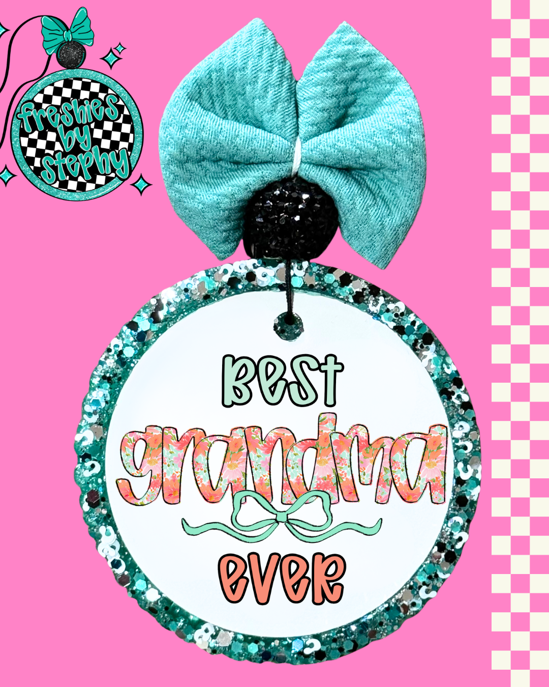 Best Grandma Ever Car Freshie – Grandma Gift Air Freshener
