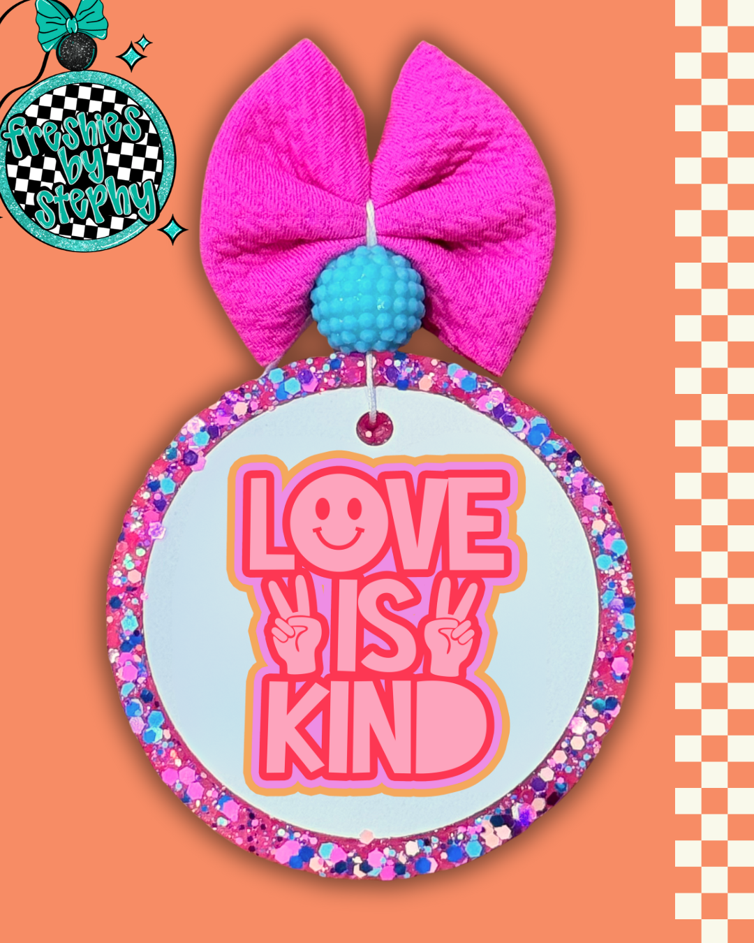 Love Is Kind Freshie | Valentine Car Air Freshener