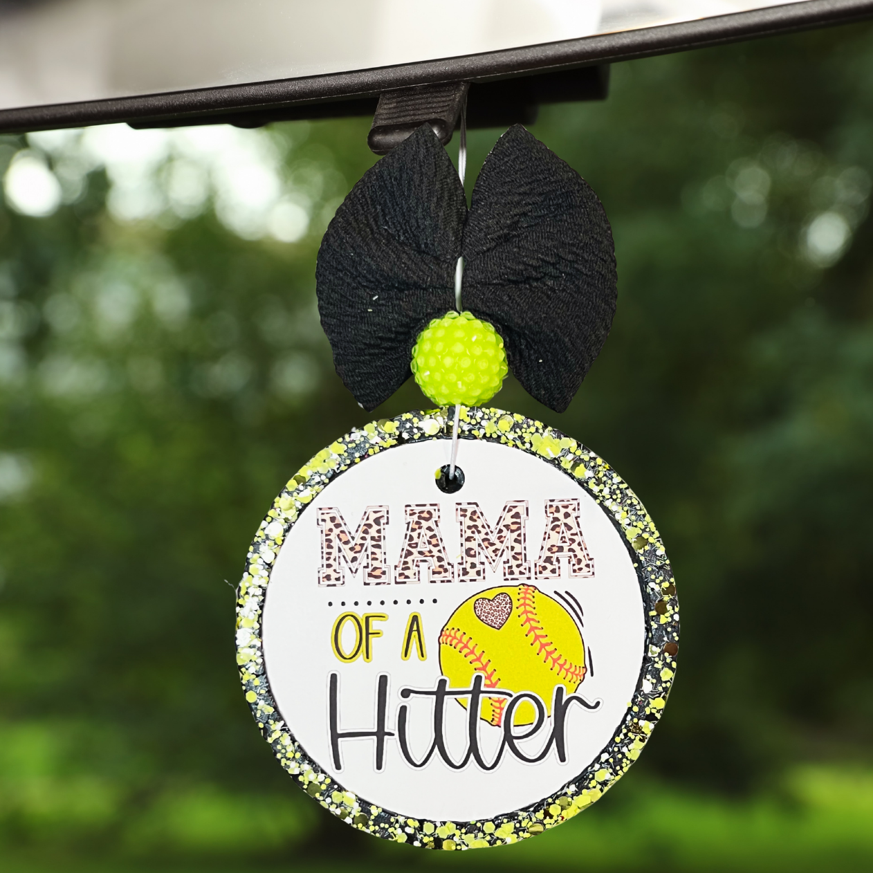 Mama Of A Hitter - Softball Mom Freshie