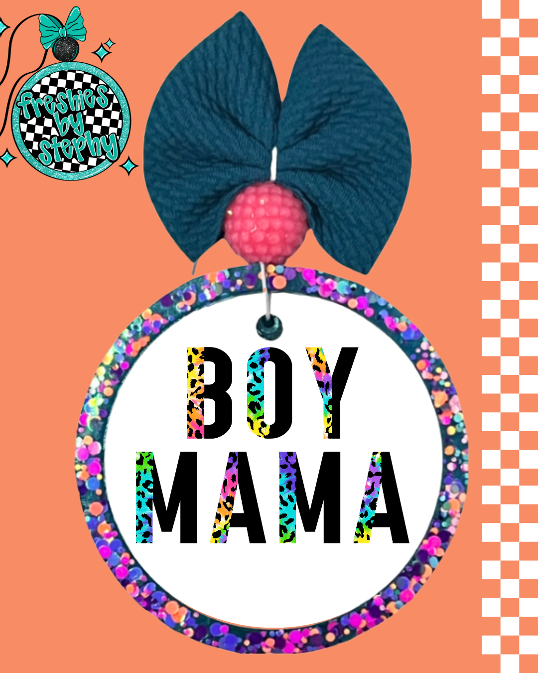 Boy Mama Car Freshie – Proud Boy Mom Gift Air Freshener