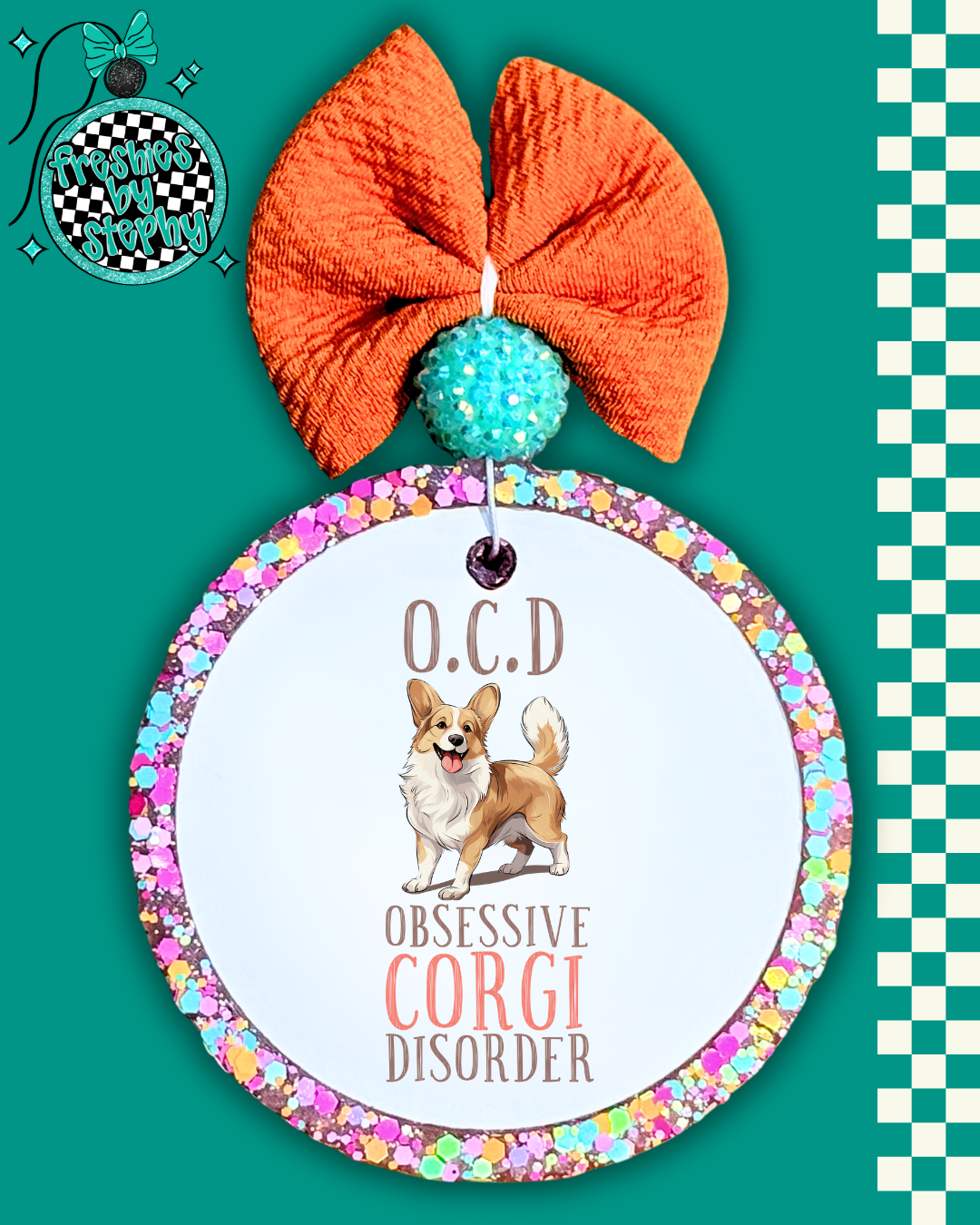 Obsessive Corgi Disorder – Corgi Lover Car Freshie