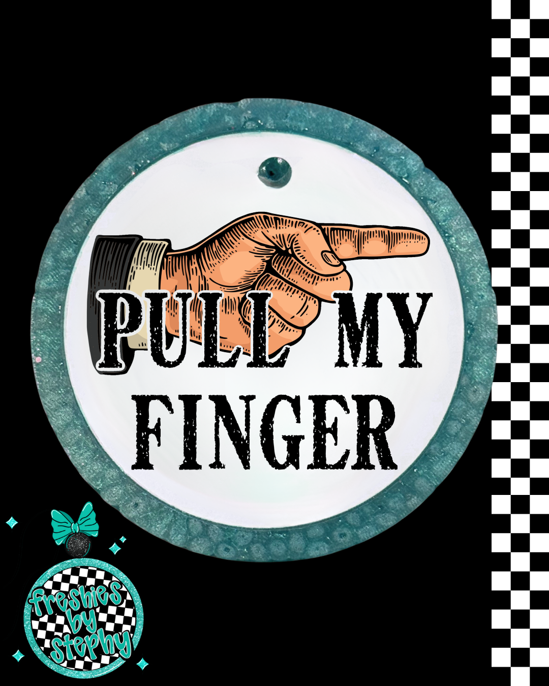 Pull My Finger Freshie – Funny Car Air Freshener