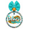 Blessed Mama sunflower faith-inspired design.