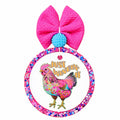 Just Wingin' It colorful chicken graphic.