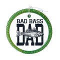 Bad Bass Dad design with a detailed bass fish illustration.