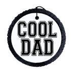 Cool Dad bold black varsity-style typography design.