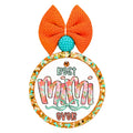 Best Mimi Ever floral lettering design.