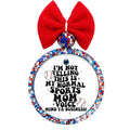 I'm not yelling, this is my normal sports mom voice baseball design.
