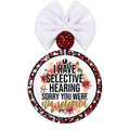 I have selective hearing, sorry you were not selected floral quote design.