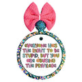 Everyone has the right to be stupid but you are abusing the privilege colorful quote graphic