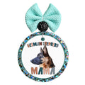 German Shepherd Mama design with a German Shepherd illustration and colorful lettering.