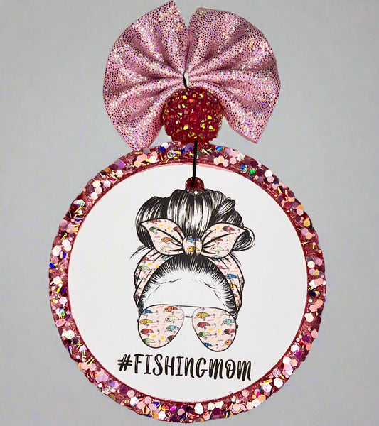 Fishing Mama Car Freshie