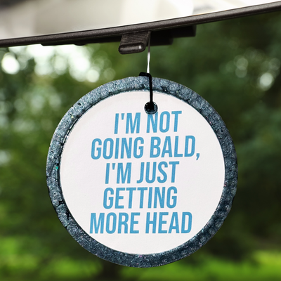 Not Going Bald Car Freshener