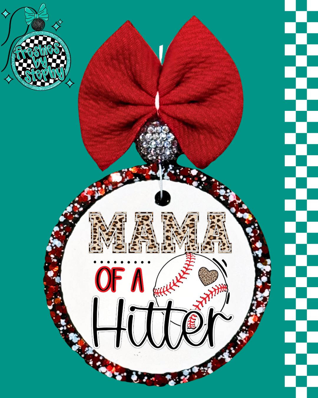 Mama of A Hiter | Baseball Mom Car Freshie