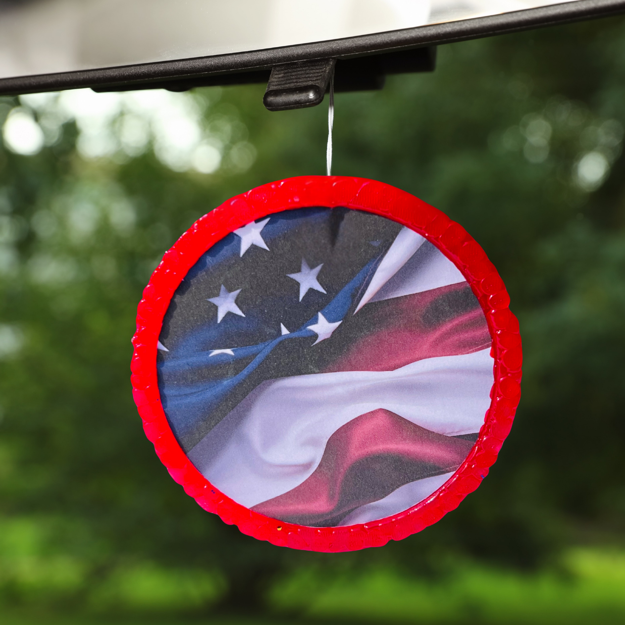 American Flag Car Freshener - Patriotic