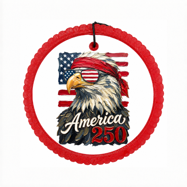 America 250 Eagle Patriotic Freshie