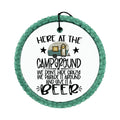 Graphic for "Here At The Campground".