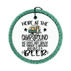 Graphic for "Here At The Campground".