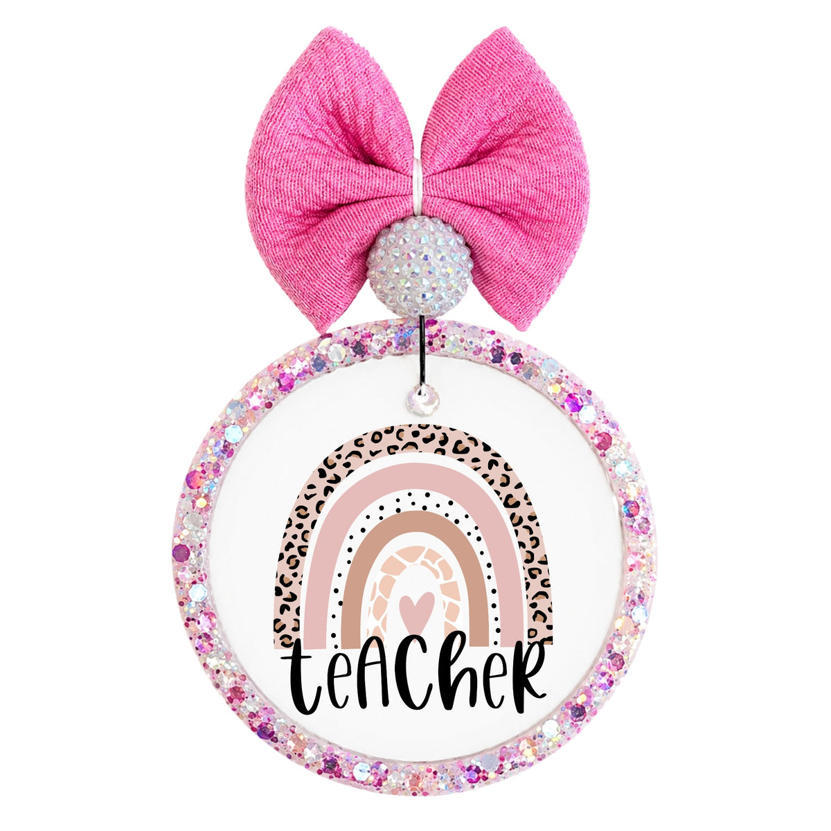 Graphic for "Teacher — Pink Rainbow".