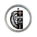 Graphic for "Man of Faith — Lion Cross".