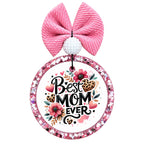 Graphic for "Best Mom Ever — Leopard Floral".