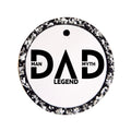 Graphic for "Dad — Man, Myth, Legend".