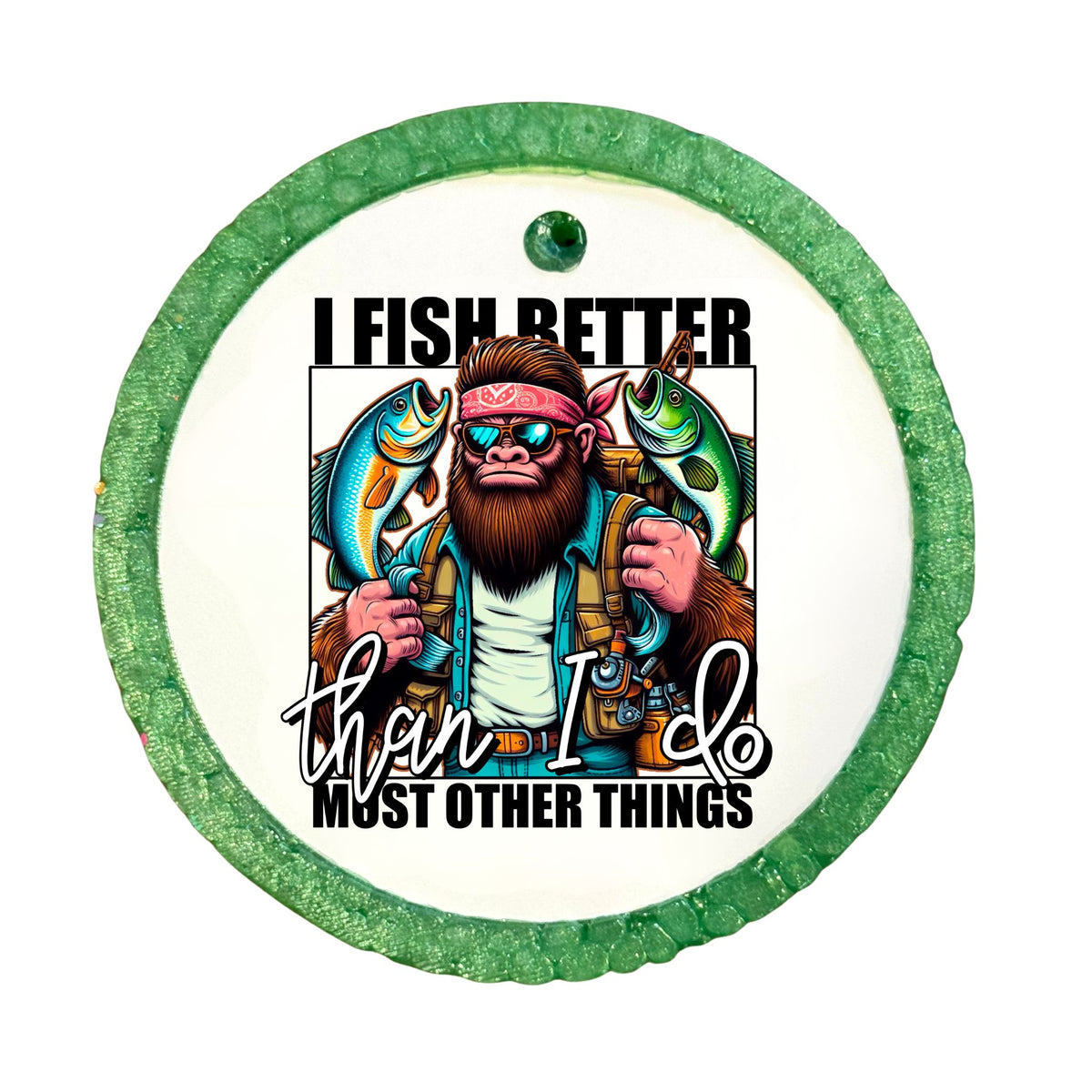 Graphic for "I Fish Better Than I Do Most Things".