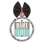 Graphic for "Mama Life — Leopard Teal".
