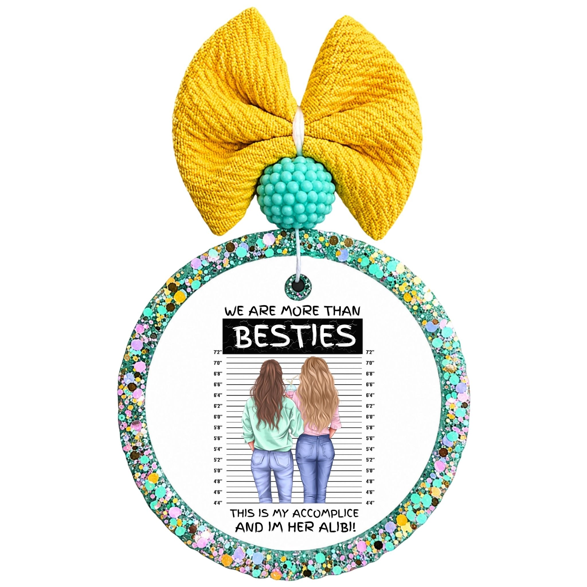 Graphic for "Besties — Accomplice & Alibi".