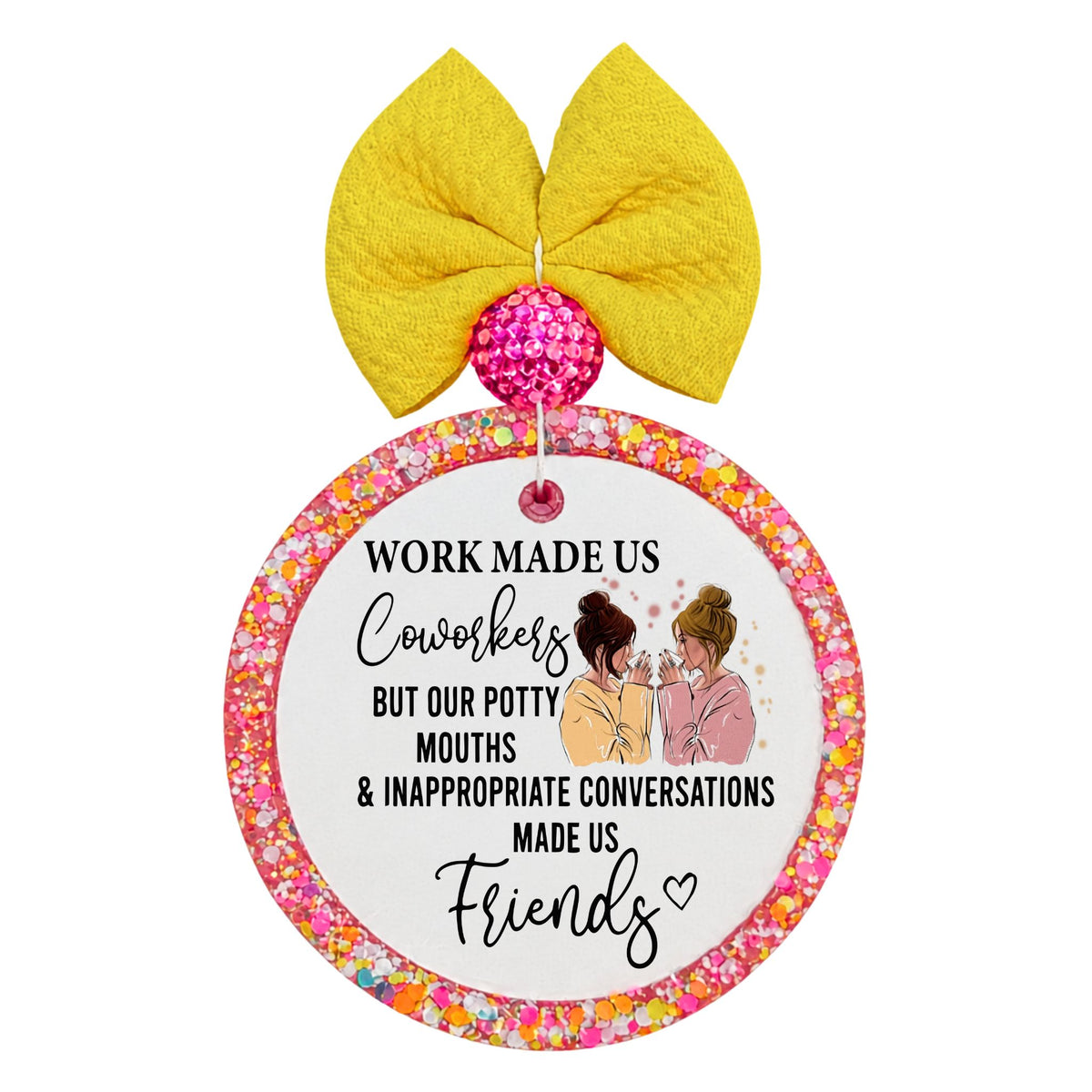 Graphic for "Coworkers to Friends — Besties".