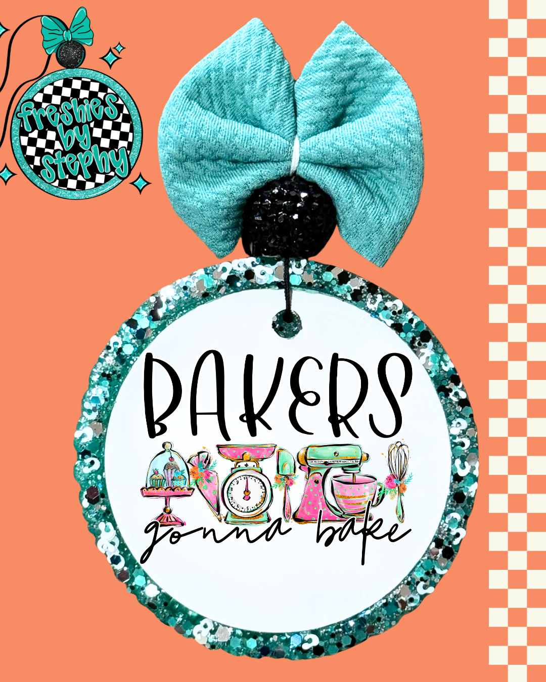 Bakers Gonna Bake Freshie – Funny Baking Car Air Freshener Gift