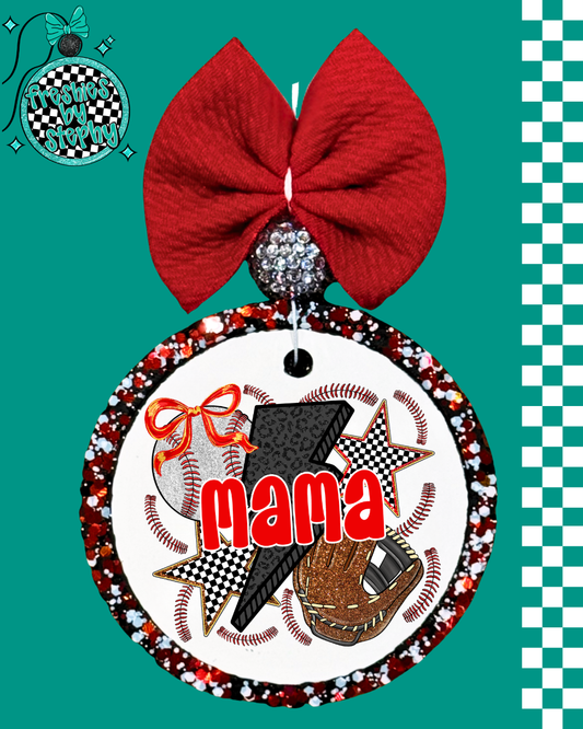 Baseball Mama Car Freshie | Sports Mom Air Freshener | Cute Baseball Mom Gift
