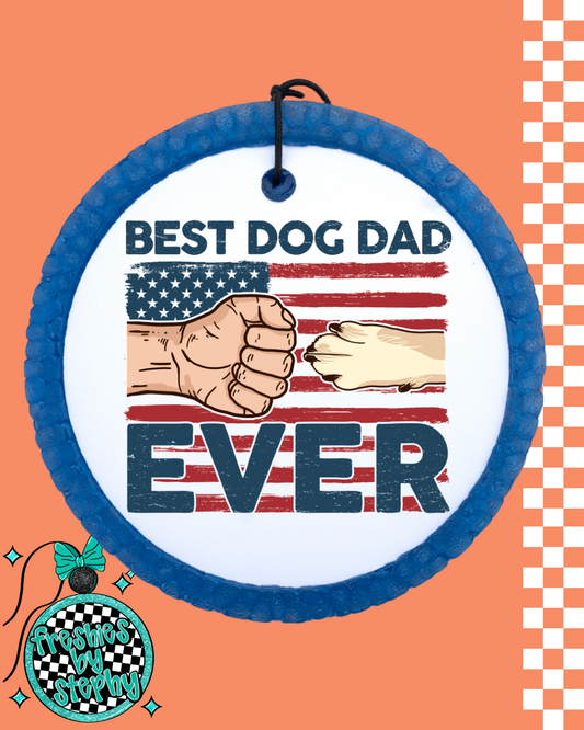 Best Dog Dad Ever Car Freshie – Dog Dad Gift Air Freshener