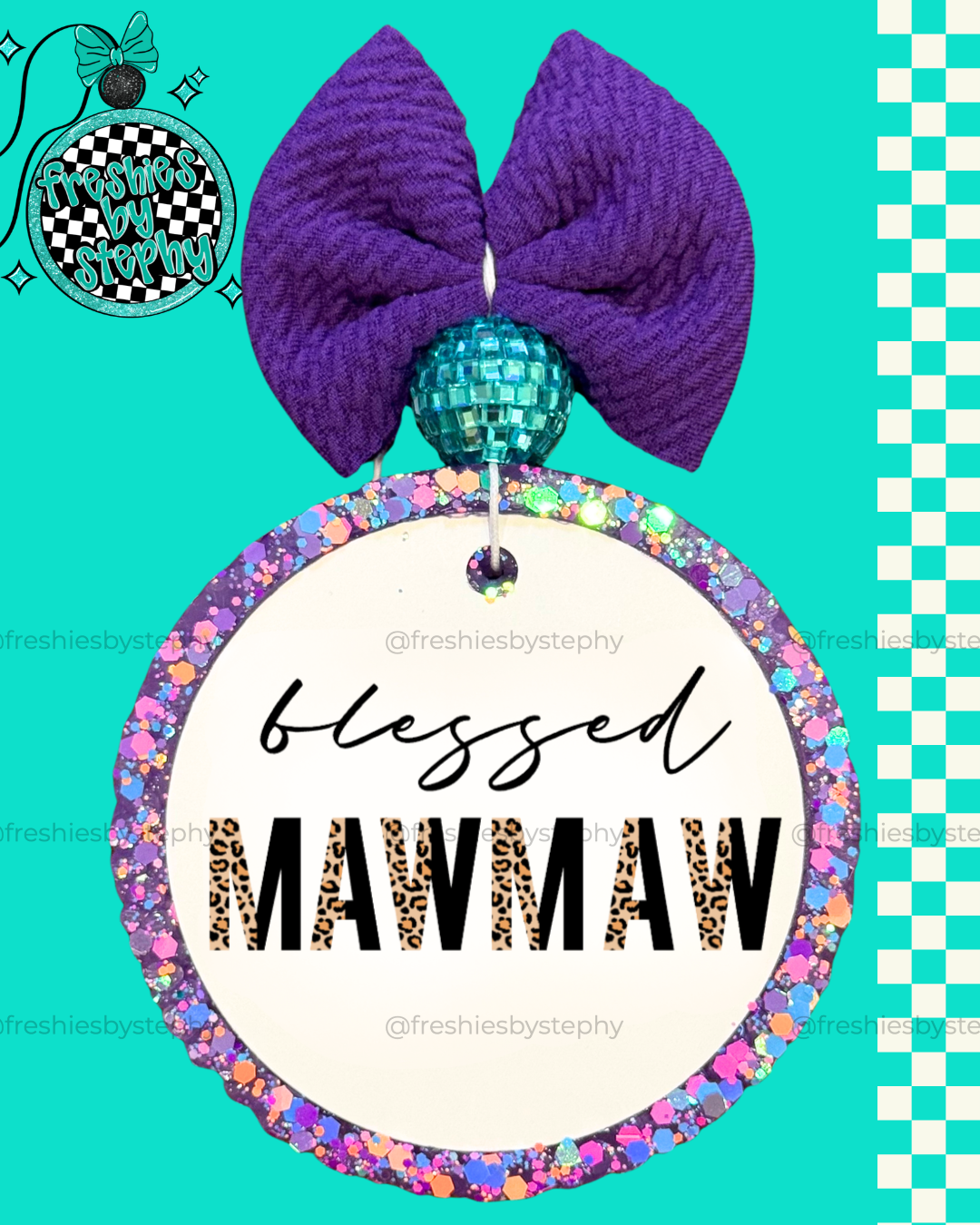 Blessed MawMaw Car Air Freshener | Grandma Gift Freshie Cute Nana Gift