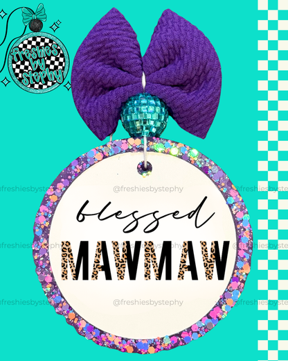 Blessed MawMaw Car Air Freshener | Grandma Gift Freshie Cute Nana Gift