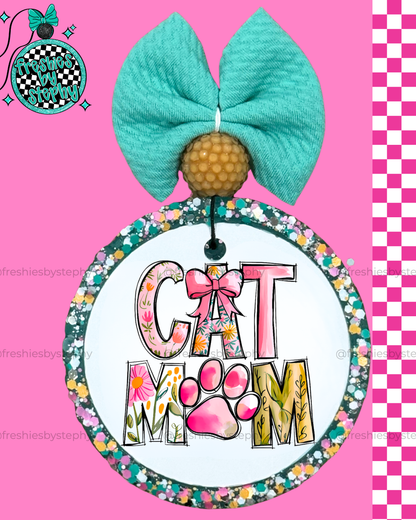 Cat Mom Car Air Freshener | Cute Pet Lover Freshie Gift