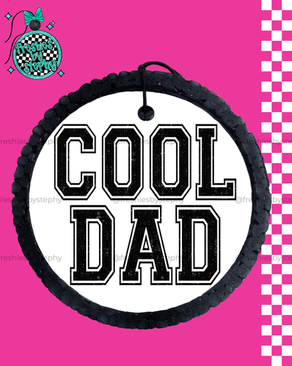 Cool Dad Car Air Freshener | Funny Trendy Dad Gift Freshie
