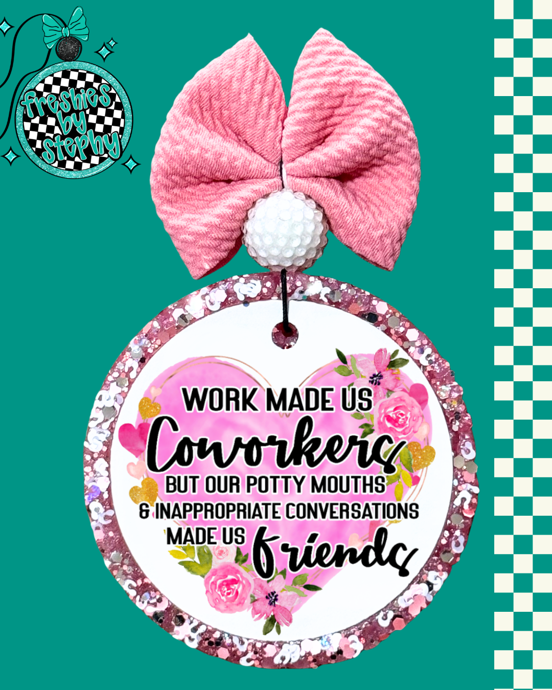 Coworkers to Friends Freshie – Funny Coworker Gift Car Air Freshener