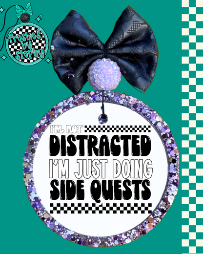 Not Distracted Car Freshie | Funny ADHD Air Freshener | Cute Car Accessory