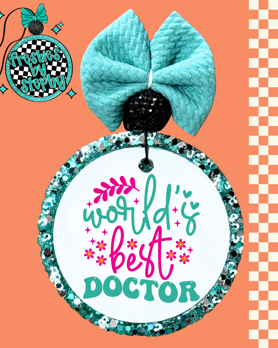 World’s Best Doctor Freshie | Doctor Appreciation Car Air Freshener