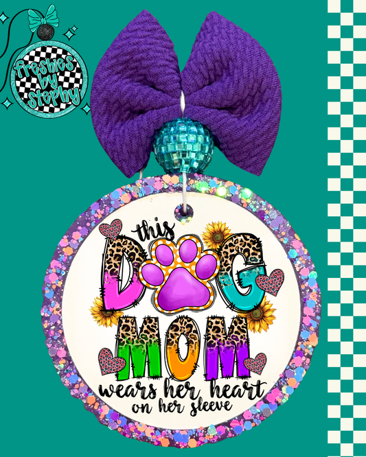Dog Mom Car Freshie | Pet Lover Gift | Cute Dog Air Freshener