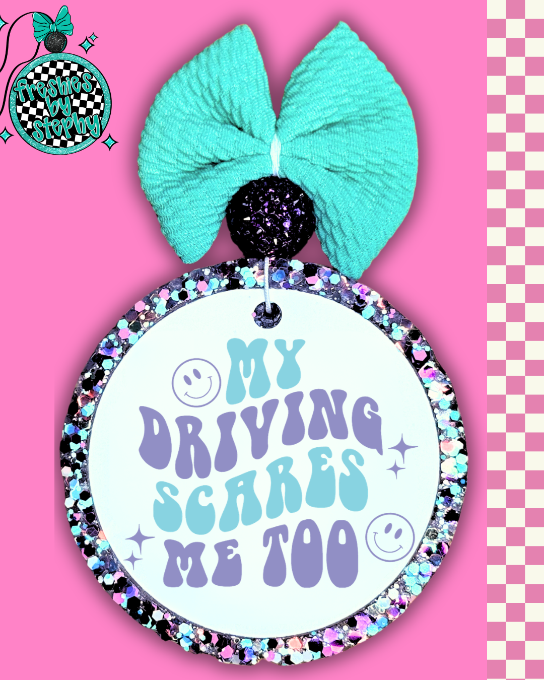 My Driving Scares Me Too Funny Car Air Freshener | Relatable Driver Gift