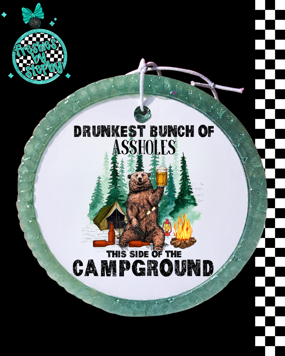 Campfire Party Freshie – Funny Adult Camping Car Air Freshener