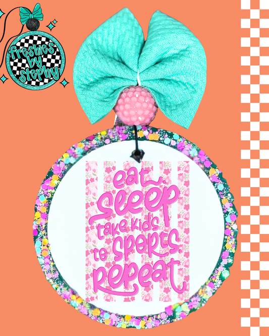 Mom Life Sports Car Air Freshener | Busy Mom Funny Freshie Gift