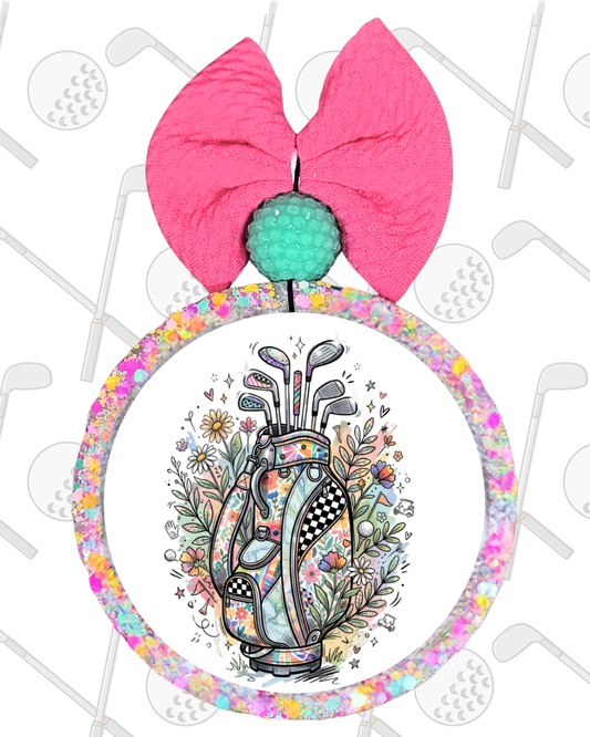 decorative golf back air freshener